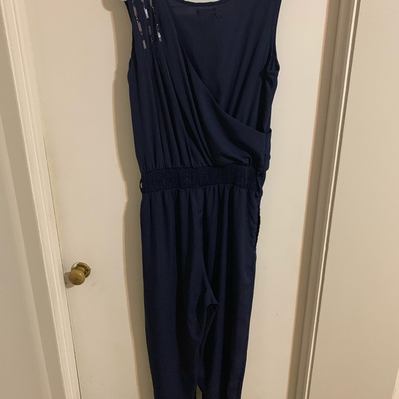 VeroModa Navy Blue Jump Suit - Picture 4 of 4